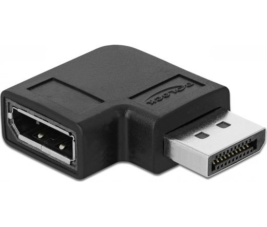 Delock DisplayPort 1.4 Adapter male to female 90° right angled 8K 60Hz