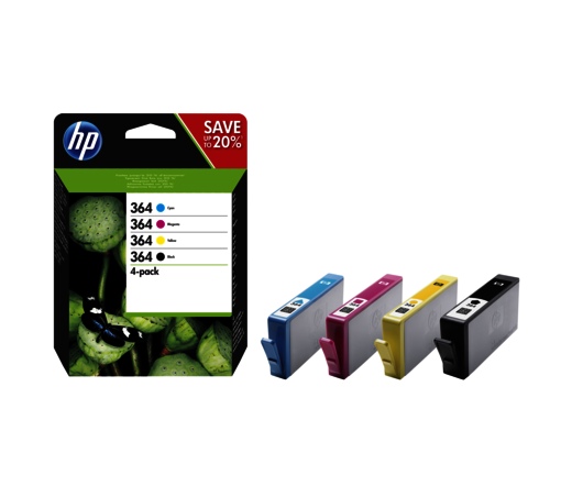 Patron HP N9J73AE (364) 4-pack Black/Cyan/Magenta/Yellow