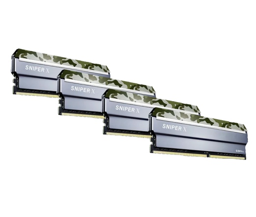 G.SKILL Sniper X DDR4 3200MHz CL16 32GB Kit4 (4x8GB) Intel XMP Classic Camo