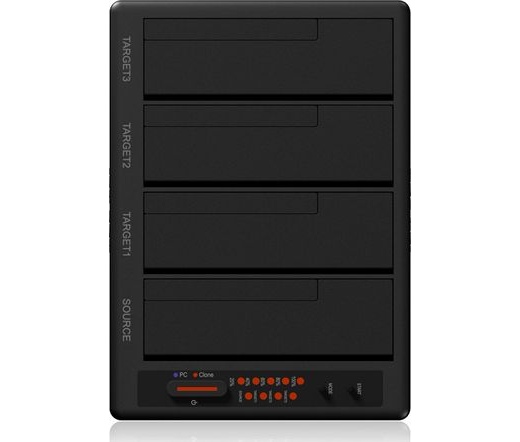 4bay docking- and clone station for 2.5" und 3.5" SATA HDDs with Cloning function and USB 3.0