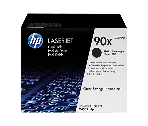 Toner HP Black dualpack 24000lap (CE390XD)