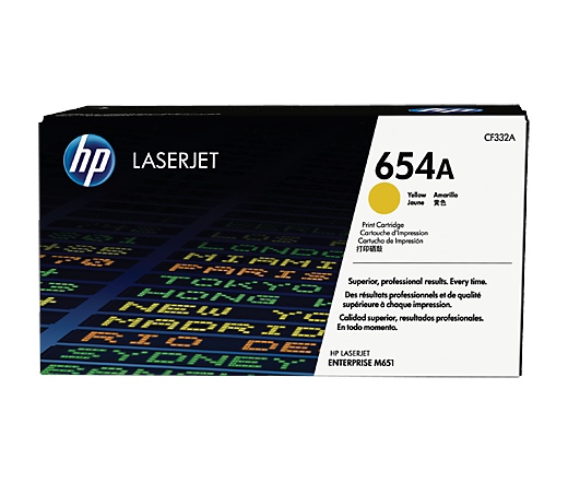 Toner HP CF332A (654A) Yellow