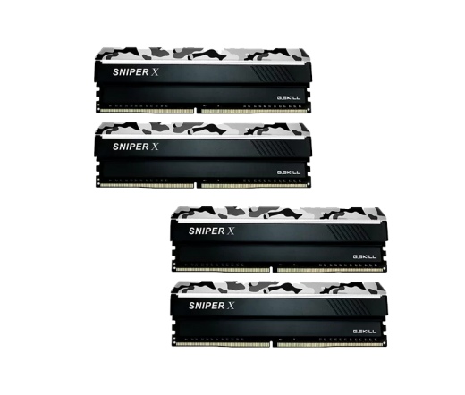 G.SKILL Sniper X DDR4 3600MHz CL19 64GB Kit4 (4x16GB) Intel XMP Urban Camo