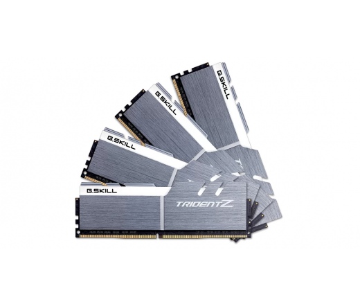 G.SKILL Trident Z DDR4 3600MHz CL17 64GB Kit4 (4x16GB) Intel XMP Silver/White