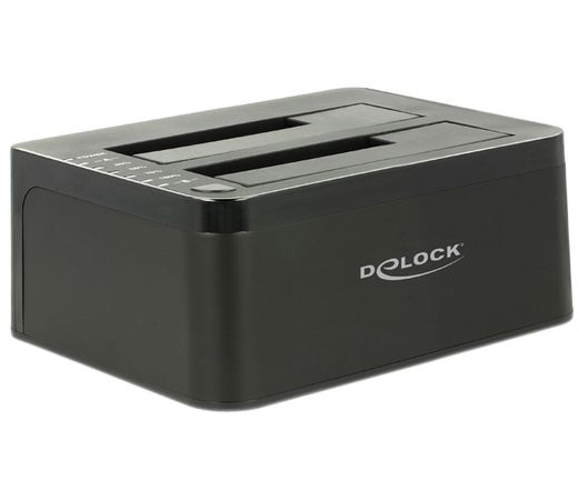 MOBIL RACK DELOCK Duál dokkoló állomás SATA HDD > USB 3.0 klónozási funkcióval