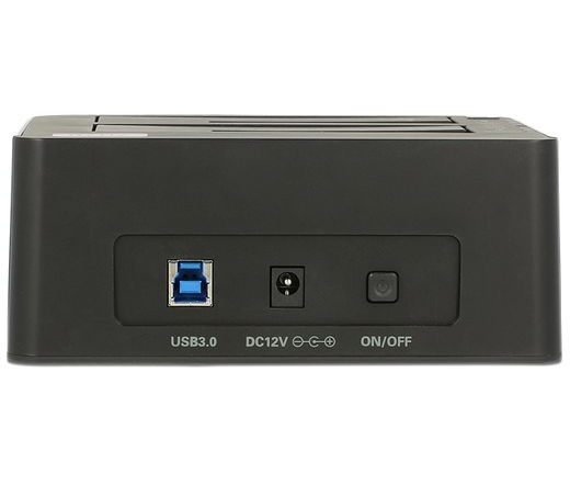 MOBIL RACK DELOCK Duál dokkoló állomás SATA HDD > USB 3.0 klónozási funkcióval