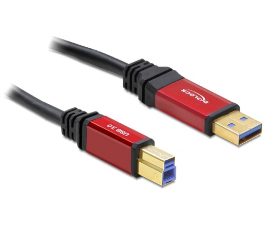 DELOCK Cable USB 3.0 type A male > USB 3.0 type B male 1m Premium (82756)