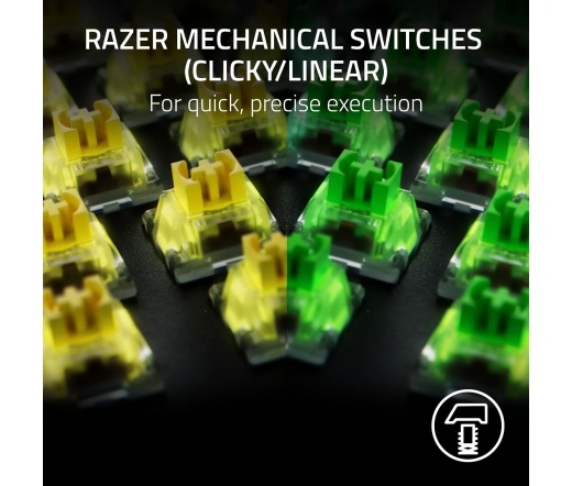 RAZER BlackWidow V4 X - Green Switch - US