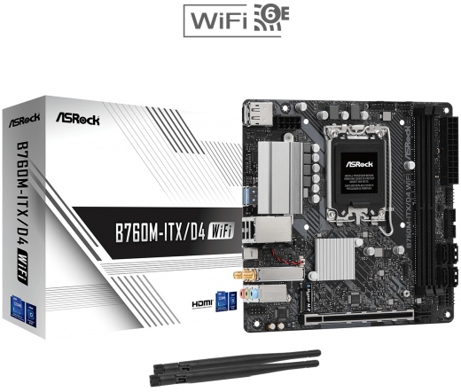 ASROCK B760M-ITX/D4 WiFi