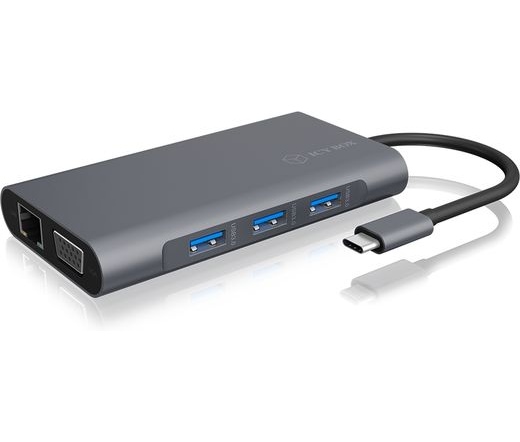 RAIDSONIC USB Type-C™ DockingStation with two video interfaces