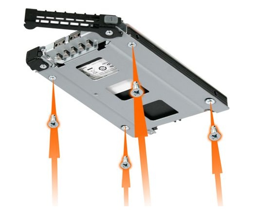 ToughArmor MB998SP-B 8x2.5" SATA HDD Hot Swap Mobile Rack