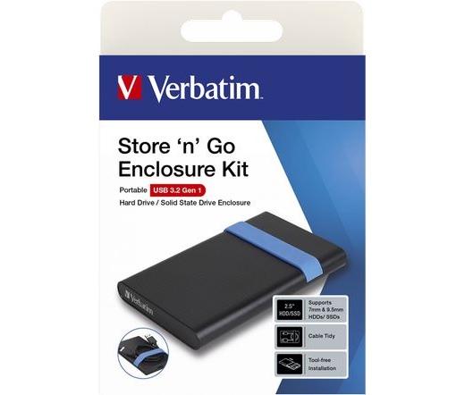 VERBATIM Store `n` Go 2.5" Enclosure Kit USB 3.2 Gen 1