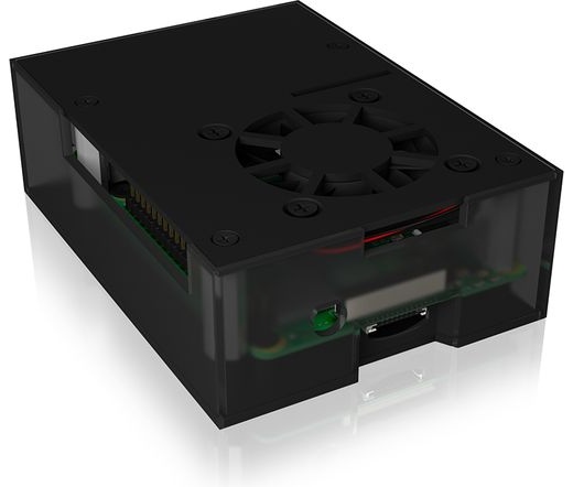 RAIDSONIC IB-RP109 Icy Box Raspberry Pi 4 Ház hűtővel - fekete