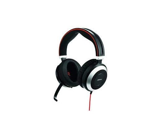 HEADSET Jabra Evolve 80 MS Duo USB Black