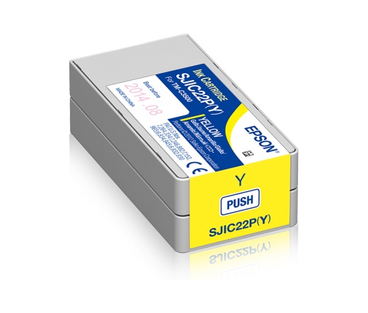 Patron Epson SJIC22P for TM-C3500 (Yellow)