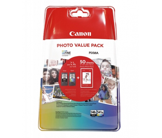 CANON PG-540L/CL-541XL/GP-501 10x15cm 50lap Photo Value Pack