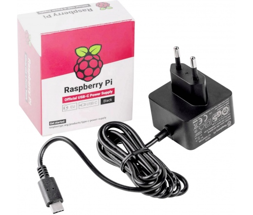 RASPBERRY Pi 4B 5,1V/3A 1,5M single-board desktop tápegység fekete