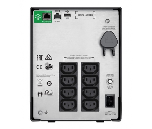 APC Smart UPS SMC1500IC 1000VA, USB with SmartConnect