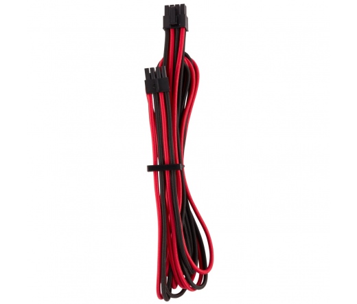 CORSAIR Premium Individually Sleeved EPS12V/ATX12V Cables Type 4 Gen 4 – Red/Black