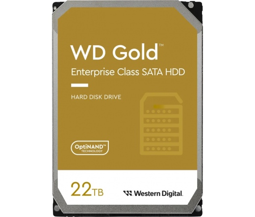 WD Gold 3,5" 7200rpm 512MB SATA 22TB