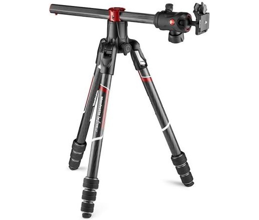 MANFROTTO Befree GT XPRO karbon állvány, tekerős lábzár, elforg. középo. MKBFRC4GTXP-BH