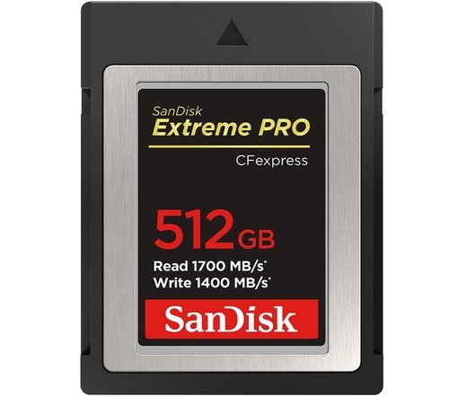 SANDISK Extreme Pro CFEXPRESS 512 GB Type B 1700/1200 MB/s