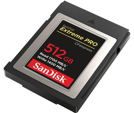 SANDISK Extreme Pro CFEXPRESS 512 GB Type B 1700/1200 MB/s