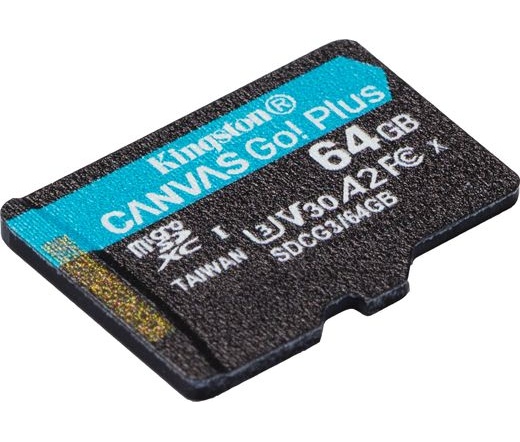 Card Micro SDXC Kingston 64GB Canvas Go Plus 170R A2 U3 V30