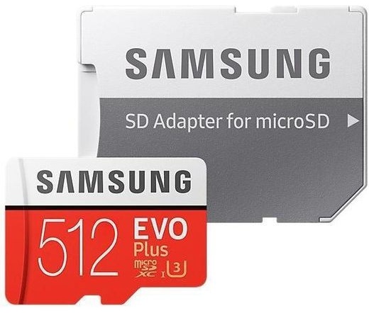 Samsung 512GB microSDXC kártya EVO Plus (2020) adapterrel