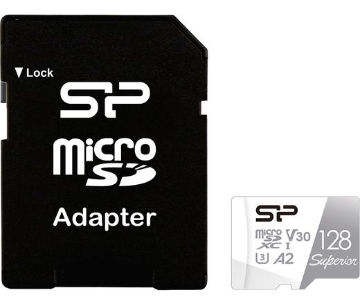 SILICON POWER memory card Superior Micro SDXC 128GB UHS-I U3 A2 V30