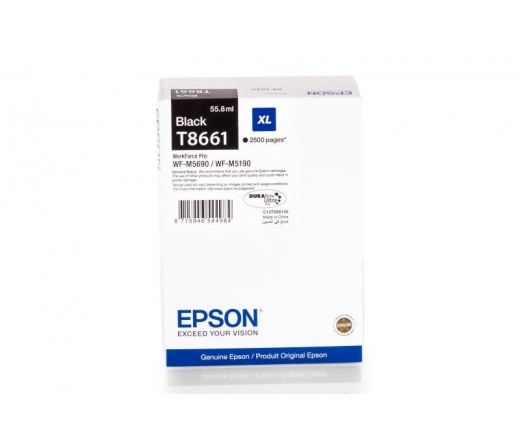 Patron Epson T8661 Black (55,8 ml, 2.500 oldal, fekete, C13T866140)