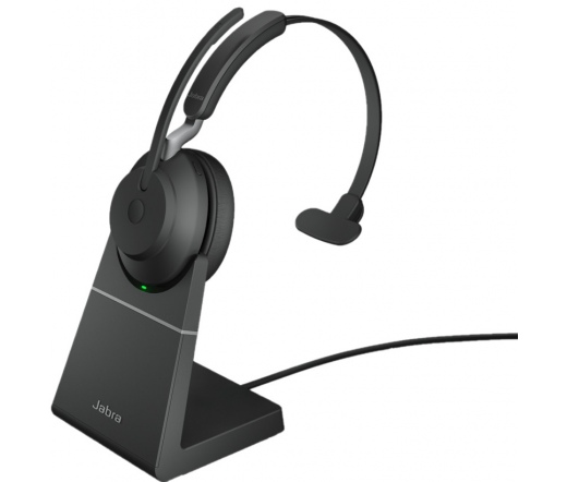 JABRA Evolve2 65 USB-A UC Mono Black + Charging Stand