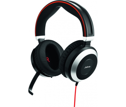 HEADSET Jabra Evolve 80 UC Duo USB Black