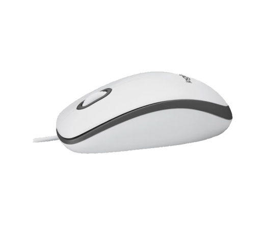 LOGITECH MOUSE M100 NOTEBOOK OPTICAL WHITE