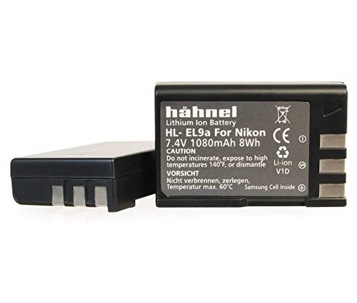 HAHNEL HL-EL9A akkumulátor (Nikon EN-EL9a 1080mAh)