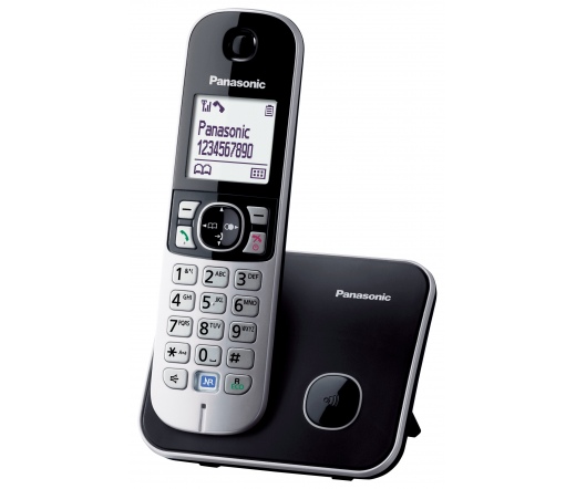 TEL PANASONIC KX-TG6811PDB DECT fekete