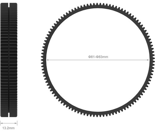 SMALLRIG Seamless Focus Gear Ring 81-83