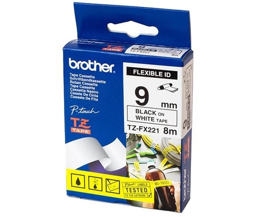 BROTHER P-touch TZe-FX221 Flexi ID szalag