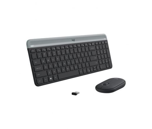 LOGITECH Wireless Combo MK470 Slim US Graphite