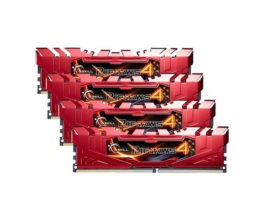 G.SKILL Ripjaws 4 DDR4 2400MHz CL15 16GB Kit4 (4x4GB) Red