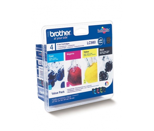 Patron Brother LC980 Ink Set (B/C/M/Y)