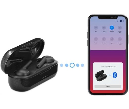 HAMA Spirit Go TWS Bluetooth headset fekete