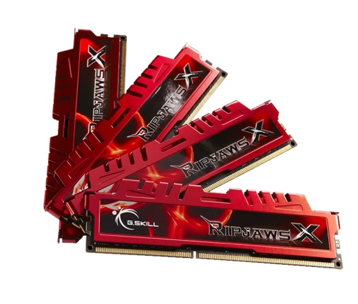 G.SKILL RipjawsX DDR3 1600MHz CL9 16GB Kit4 (4x4GB) Intel XMP Red