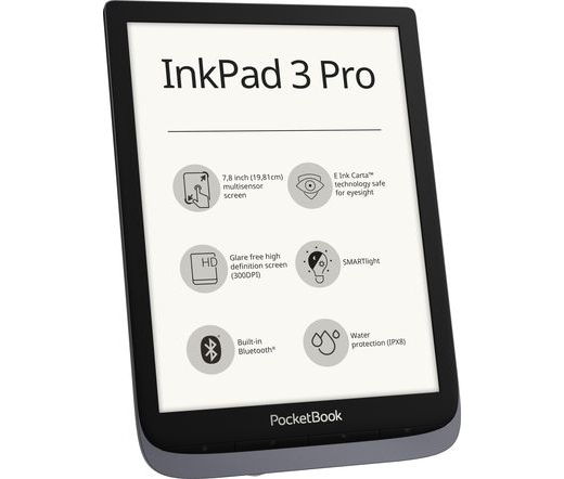 PocketBook Inkpad 3 Pro metálszürke