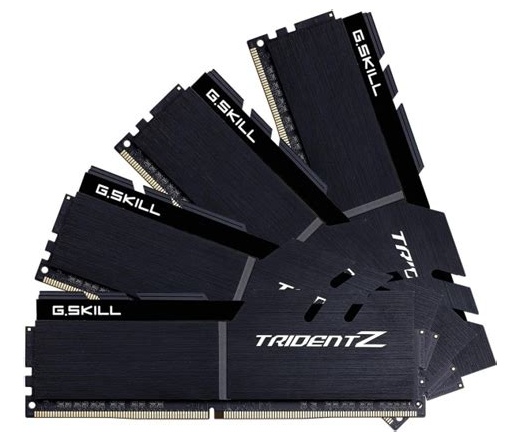 G.SKILL Trident Z DDR4 3600MHz CL16 32GB Kit4 (4x8GB) Intel XMP Black/Black