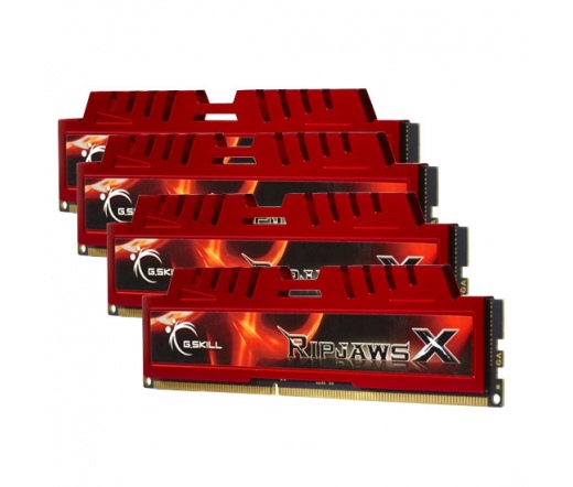 G.SKILL RipjawsX DDR3 1600MHz CL10 32GB Kit4 (4x8GB) Intel XMP Red