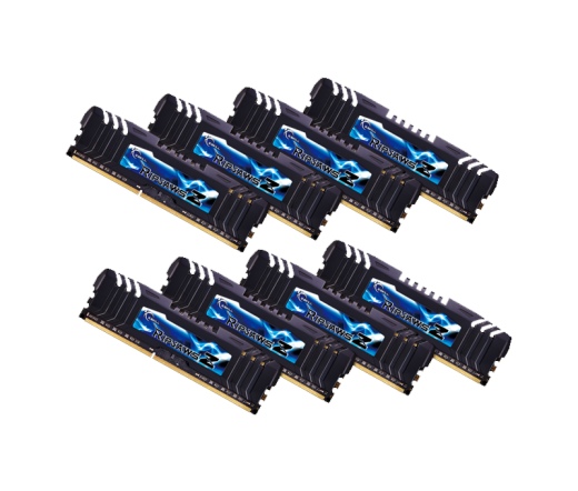 G.SKILL RipjawsZ DDR3 2133MHz CL9 32GB Kit8 (8x4GB) Intel XMP Black