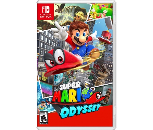 NINTENDO Switch + Super Mario Odyssey (letöltési kód)