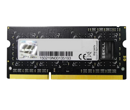 G.SKILL Standard DDR3 SO-DIMM 1600MHz CL11 8GB Kit2 (2x4GB) Black