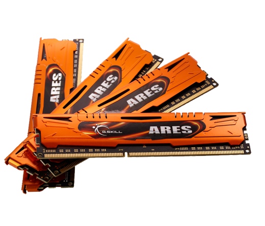 G.SKILL Ares DDR3 1333MHz CL9 16GB Kit4 (4x4GB) Intel XMP Orange